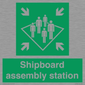 Shipboard assembly station